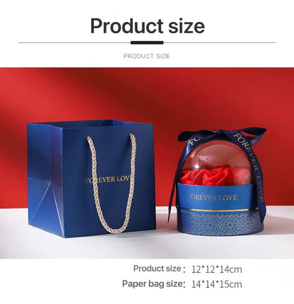 Rose Flower Jewelry Gift Box - Perfect for Girlfriend, Elegant Rose...