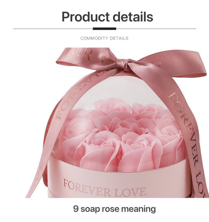 Rose Flower Jewelry Gift Box - Perfect for Girlfriend, Elegant Rose...