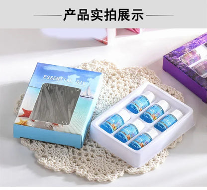6pcs/set Essential Oils Gift Box Aroma Diffuser Air Humidifier Wate...