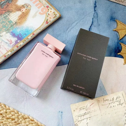 Elegant Musk Floral Eau de Toilette for Women, Luxury Pink Bottle Perfume, Day to Night Fragrance, Free Shipping