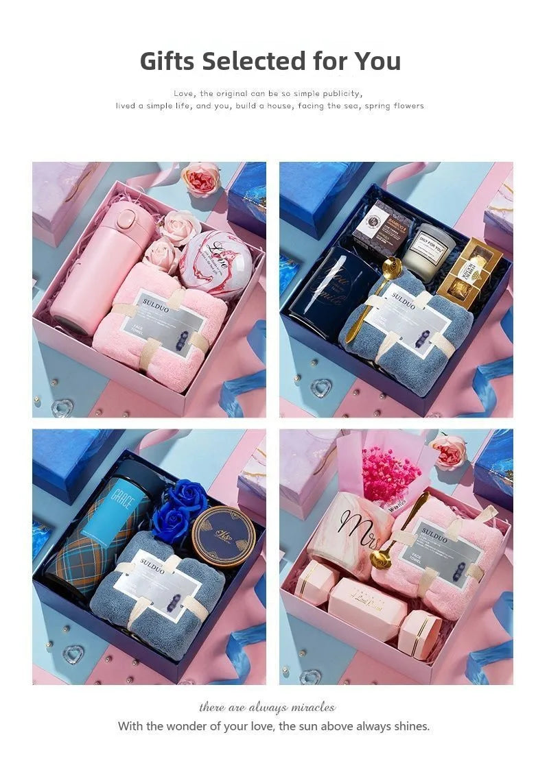 Wedding Bridesmaid Gift Box Set Practical Birthday Fem Omsmen and B...