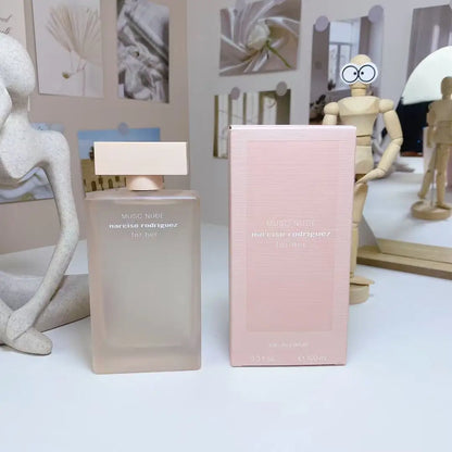 Elegant Musk Floral Eau de Toilette for Women, Luxury Pink Bottle Perfume, Day to Night Fragrance, Free Shipping