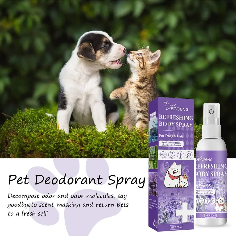 Lavender Oil Dog Deodorizer Spray Long Lasting Puppies Cats Dogs fo...