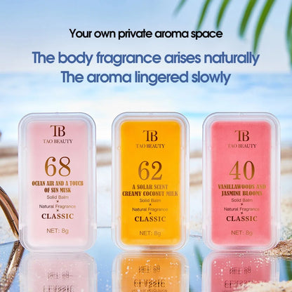 3pcs Fruit Aroma Solid Perfume Balm Box Set Romantic Long Lasting B...