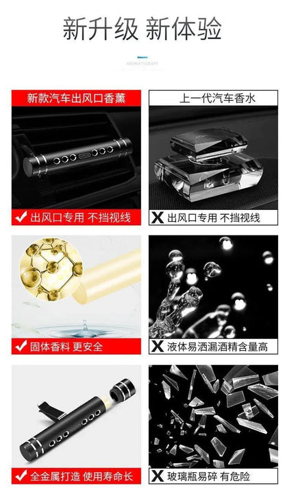 Car Air Fresheners Aroma Diffuser Vent Clips Perfume Essential Oil ... - 100ml