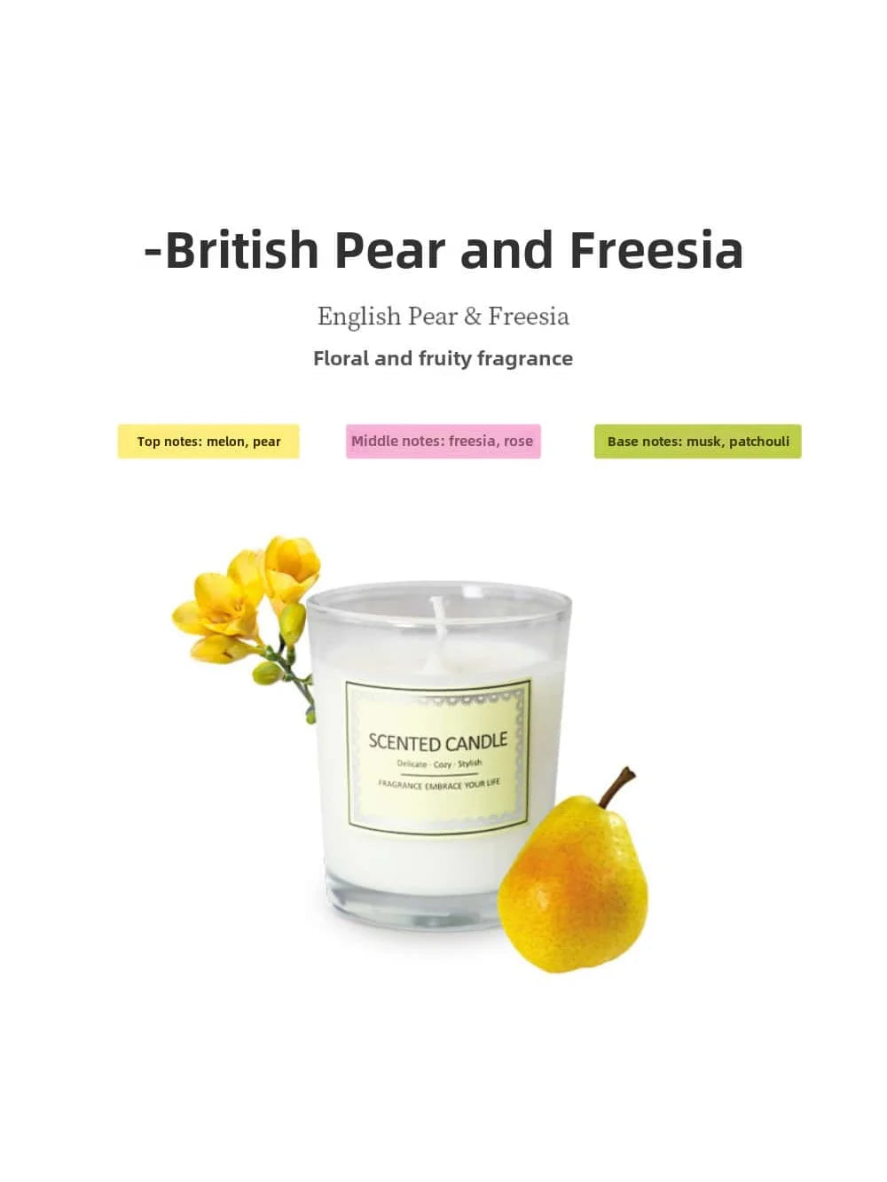 Aromatherapy Candles – Smoke Free Fragrance Gift for Home & Hotel