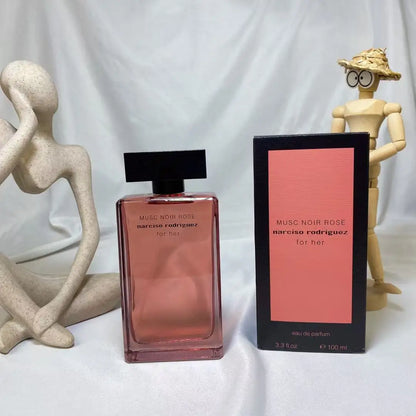 Elegant Musk Floral Eau de Toilette for Women, Luxury Pink Bottle Perfume, Day to Night Fragrance, Free Shipping