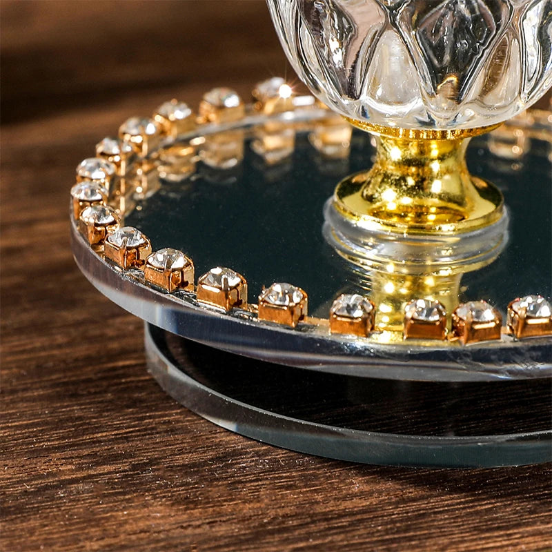 1pc Glass Incense Burner Set Desktop Ornament Portable Creative Hom... - 100ml