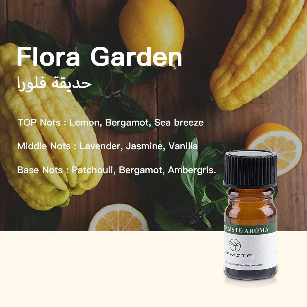 Aromatic Oils for Diffuser – 10 Flavors Natural 10ml Oils