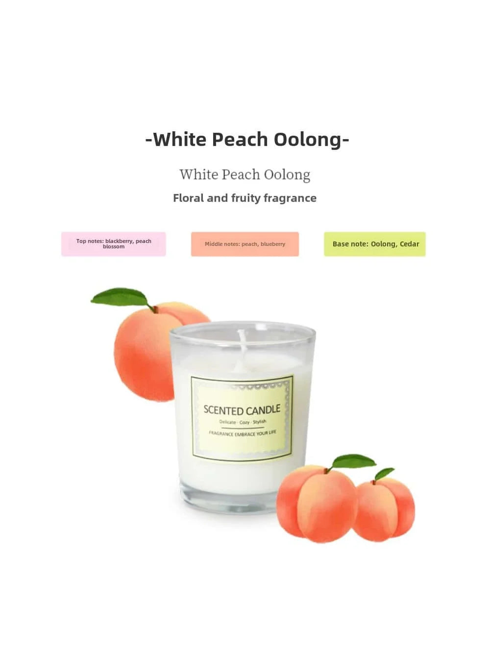 Aromatherapy Candles – Smoke Free Fragrance Gift for Home & Hotel