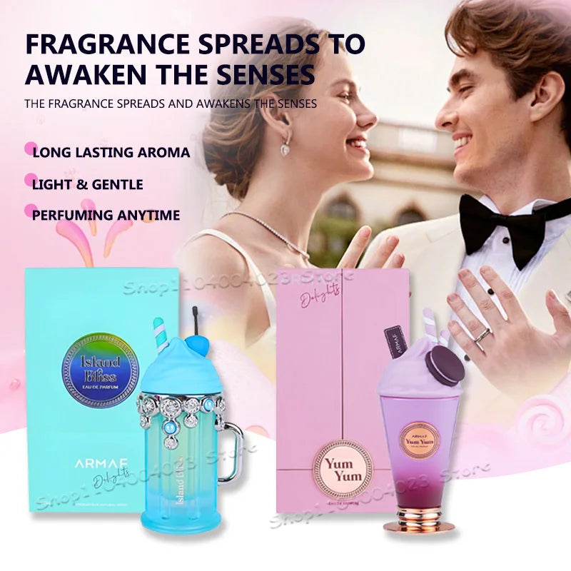 Armaf Island Bliss For Men Eau de Parfum Spray Armaf Delights Yum Yum For Women Long-lasting Fragrance Original Arabic Perfume