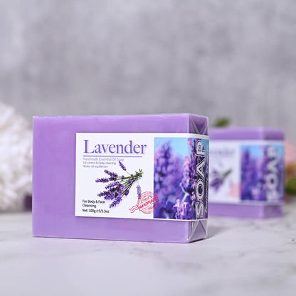 Natural Organic Lavender Essential Oil Soap Handmade Soap for Clean...