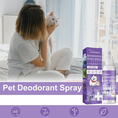 Lavender Oil Dog Deodorizer Spray Long Lasting Puppies Cats Dogs fo...