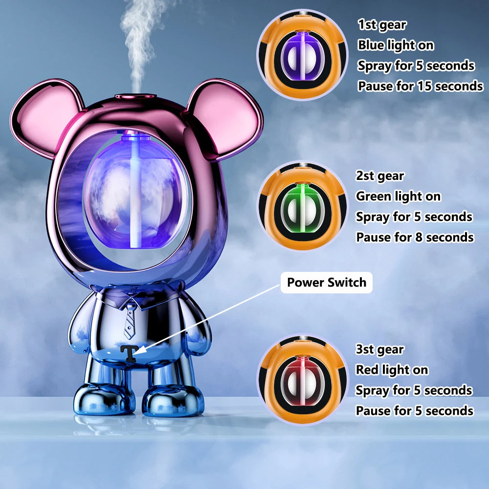 Aromatherapy Essential Oil Diffuser Air Desktop Wall Mounted Humidi... - 100ml