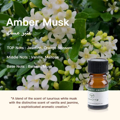Aromatic Oils for Diffuser – 10 Flavors Natural 10ml Oils