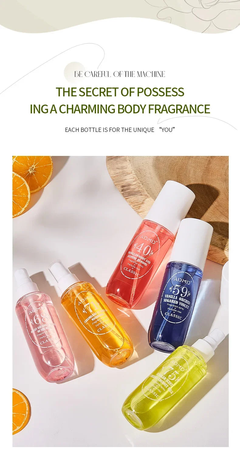 90ml Brazilian Perfume Hair Body Fragrance Mist Fruit Flavor Long Duration Deodorants for Men Women Body Spray Eau De Parfum