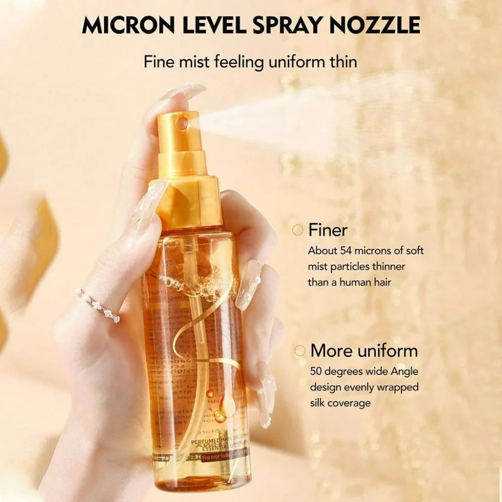 Hair Care Essential Oil Spray, Nourishing & Repair, Smooth Shiny Fi...