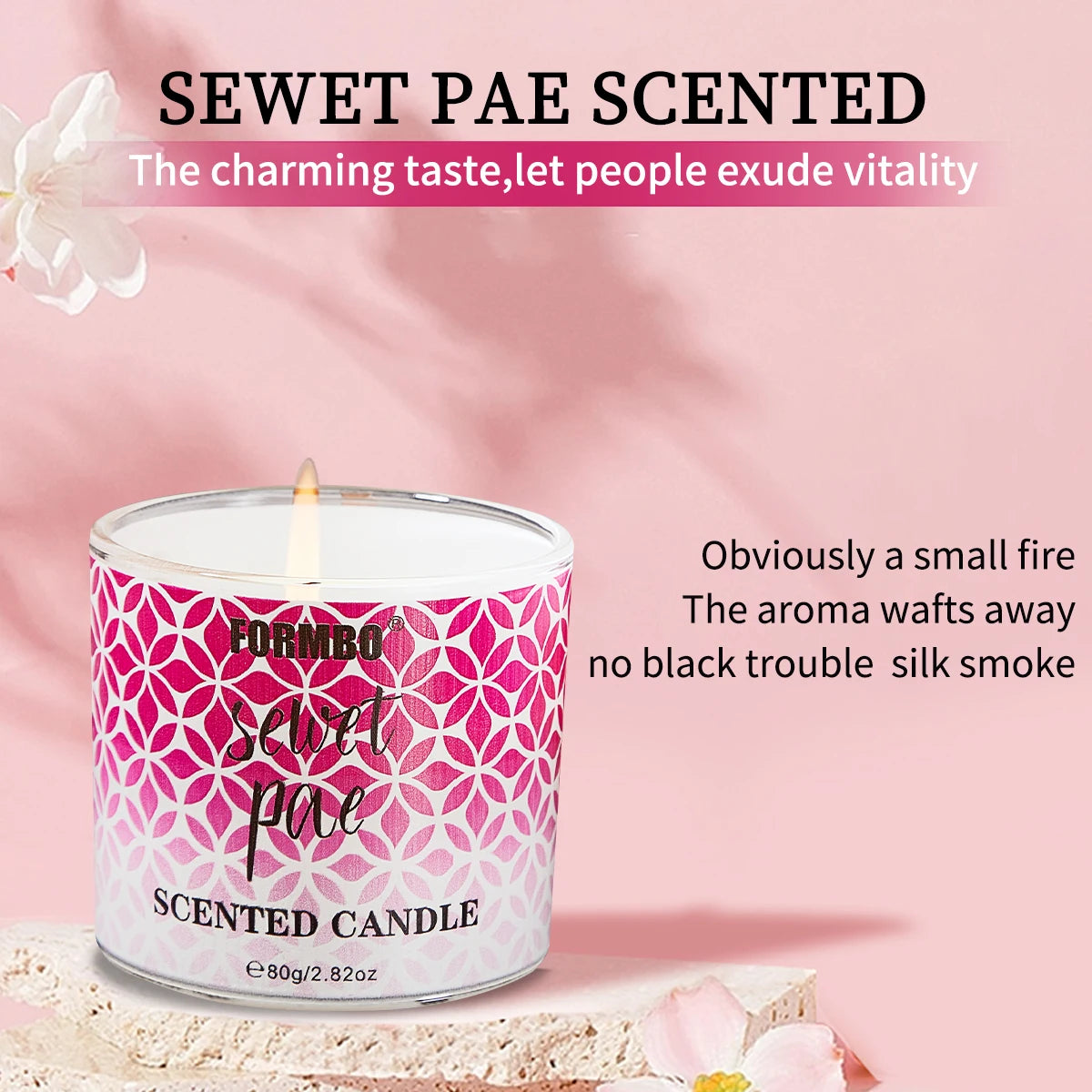 Smokeless scented candle Long-lasting diffuser eau fragrance aids sleep and relaxes stress The air in the bedroom, living room,
