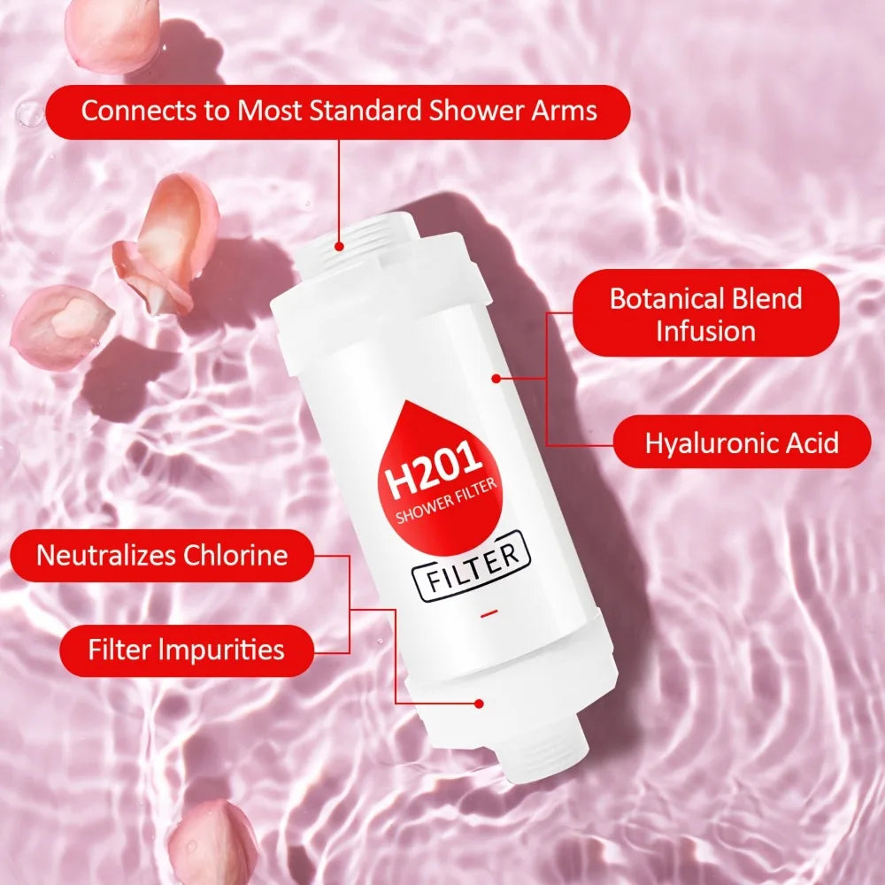 Filter for Shower Scented Shower Head Water Softener Improve Hair S...