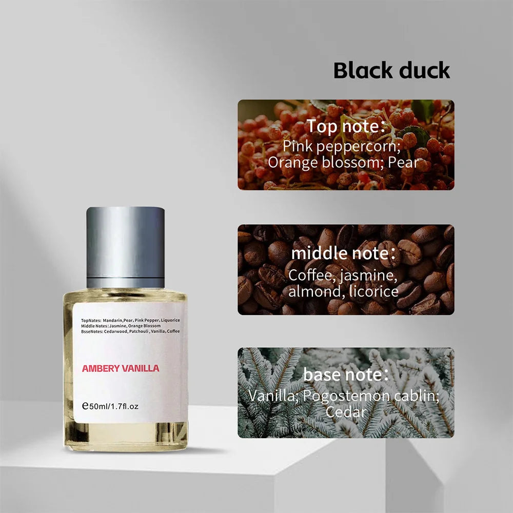 Luxury Perfume 50Ml Unisex Body Spray Natural Fresh Lasting Fragrance High-end Floral Mixed Pheromone Wood Eau De Toilette