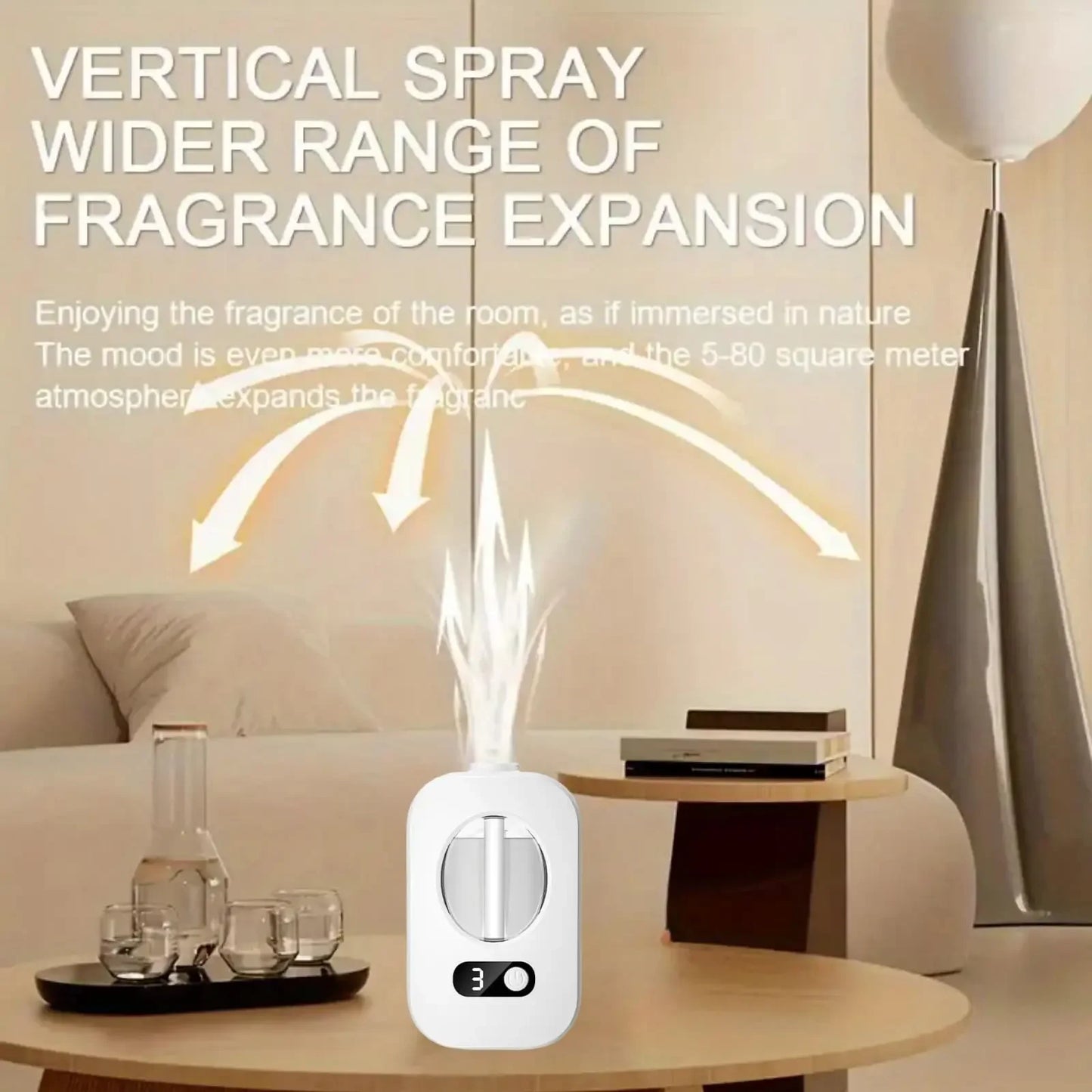 Automatic Diffuser Aromatherapy Desktop Diffuser Atomizer Essential... - 100ml