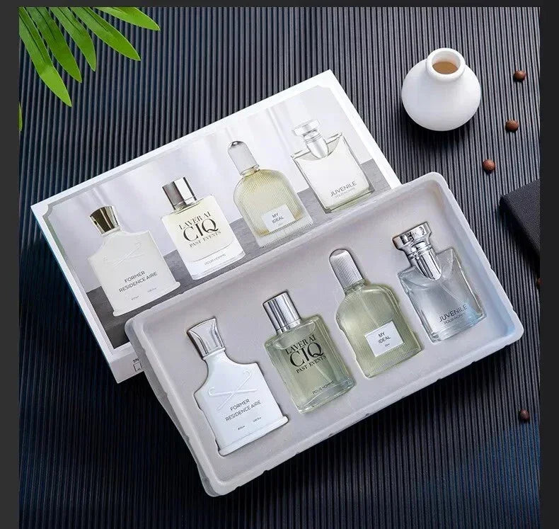 Men Perfume Gift Box 100ml Four Piece Set Lasting Fragrance Body Sp...