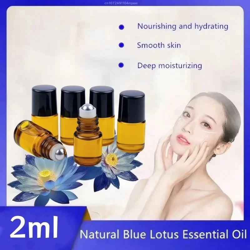 2 Scents Natural Reed Diffuser Oil: Cambodian Fat Oud & Blue Lotus Oil for Aromatherapy, Better Sleep, Home Perfume,Relaxation