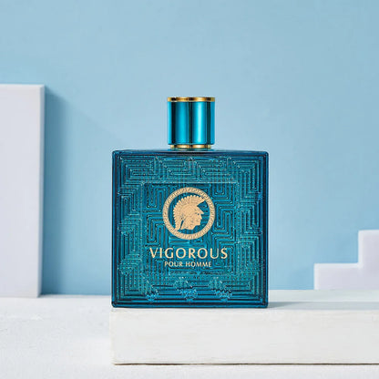 Eros EDP, Fougère Notes Men's Colognes Vanilla, Green Leaves, Fresh & Spicy Fragrance Spray for Man
