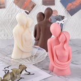 3D Embracing Men Women Scented Candle Simple Couple Lover Body Soy ... - 100ml