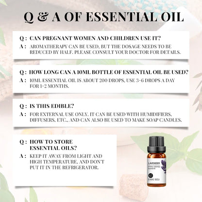Essential Oils for Diffuser – EVOKE 100ml Multi-Flavor Set