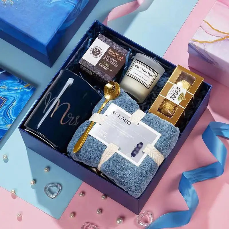 Wedding Bridesmaid Gift Box Set Practical Birthday Fem Omsmen and B...