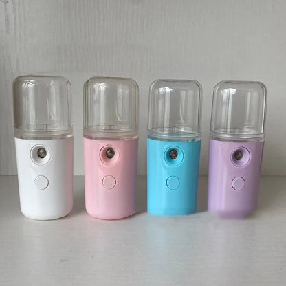 Portable Nano Facial Mister – Rechargeable Hydrating Spray & Cold Mist Beauty Humidifier