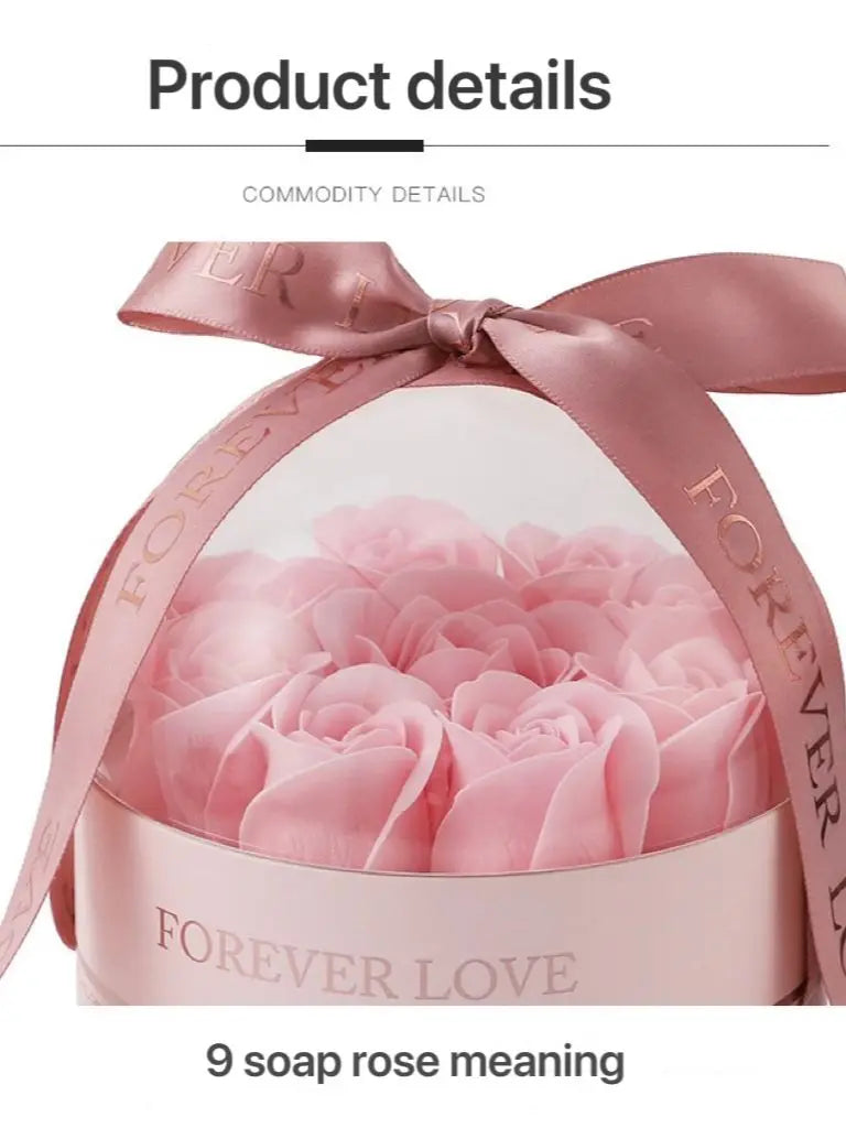 Rose Flower Jewelry Gift Box - Perfect for Girlfriend, Elegant Rose...