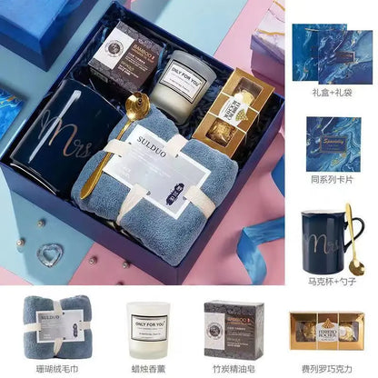 Wedding Bridesmaid Gift Box Set Practical Birthday Fem Omsmen and B...