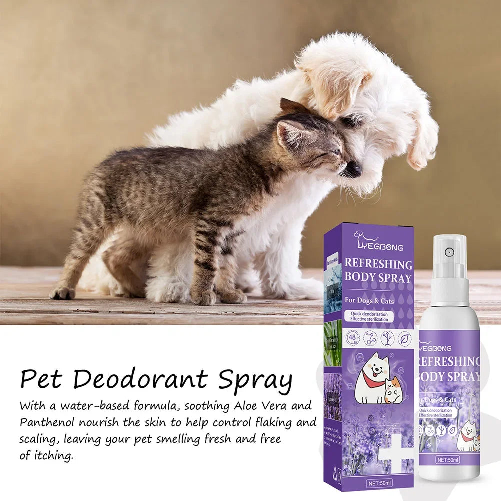 Lavender Oil Dog Deodorizer Spray Long Lasting Puppies Cats Dogs fo...