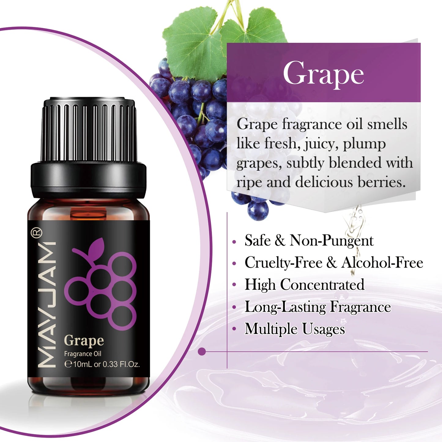 Fruit Fragrance Oil – MAYJAM 10ml Multi-Flavor Scented Oil