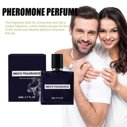 Men Pheromone Gentleman Perfume Natural Fresh Long-lasting Fragrance Cologne Perfume Couple Love Date Eau De Parfum 50ml