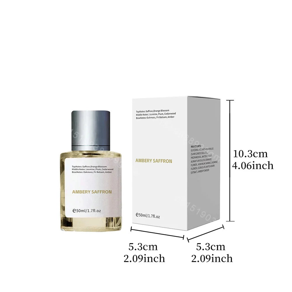 Luxury Perfume 50Ml Unisex Body Spray Natural Fresh Lasting Fragrance High-end Floral Mixed Pheromone Wood Eau De Toilette