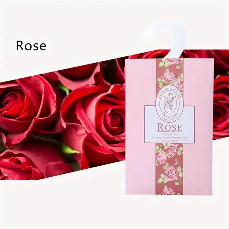 5/6pcs Smell Incense Hanging Decor Wardrobe Sachet Closet Car Hangi... - 100ml