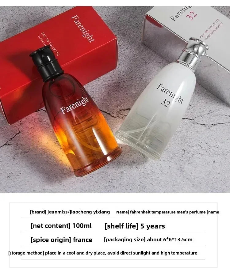 Men's Fahrenheit Temperature Perfume Xiaocheng Yixiang Ice Point Wholesale Durable Cologne Fragrance