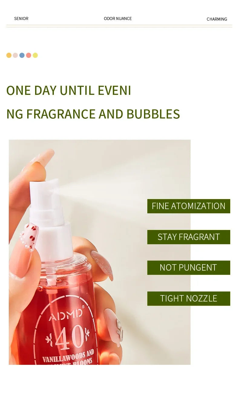 90ml Brazilian Perfume Hair Body Fragrance Mist Fruit Flavor Long Duration Deodorants for Men Women Body Spray Eau De Parfum