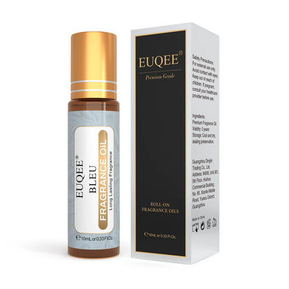 EUQEE 10ml Premium Men's Fragrance Oil For Car Diffuser Aromatherapy Vanilla Musk Leather Amber Romance Aroma Essential Oils