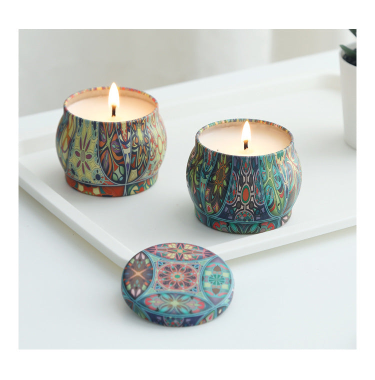 6 Piece Set Empty Aromatherapy Candle Jar Can Creative Fragrance Ca... - 100ml