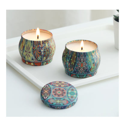 6 Piece Set Empty Aromatherapy Candle Jar Can Creative Fragrance Ca... - 100ml