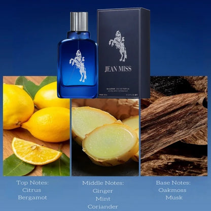 Jean miss  Men's Parfum 100ml Lasting Fragrance Cologne Hombre Eau De Toilett Fresh Citrus Woody Scent Charming Man Body Spray