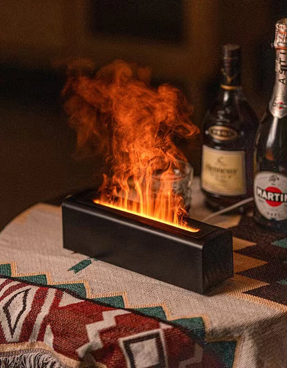 Essential Oil Diffuser Portable 7-Color Flame Aromatherapy