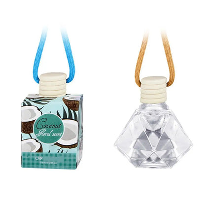 Hanging Car Interior Aromatherapy, Car Air Freshener, Long Lasting Fragrance For Car & Home Lemon / Peach Flower / Coconut /Oud
