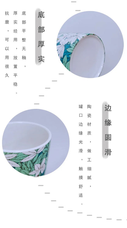 Creative Face Aromatherapy Candle Jar Ceramic Jewelry Storage Jar B... - 100ml