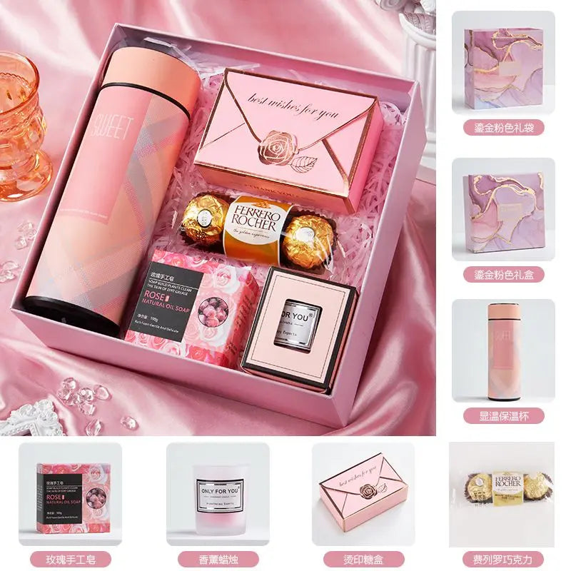 Wedding Bridesmaid Gift Box Set Practical Birthday Fem Omsmen and B...