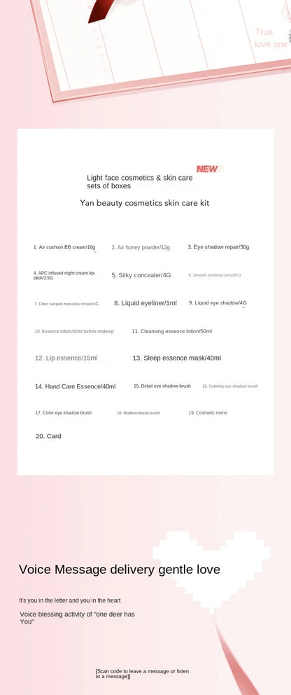 Makeup Set Cosmetics Genuine Full Set of 20 Pieces Beauty Gift Box ...